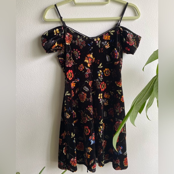 Floral multi color Mini Dress From Forever 21 Size S - Picture 2 of 5